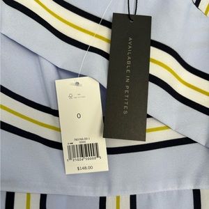 Banana Republic Preppy Dress - size 0 - blue, navy, white